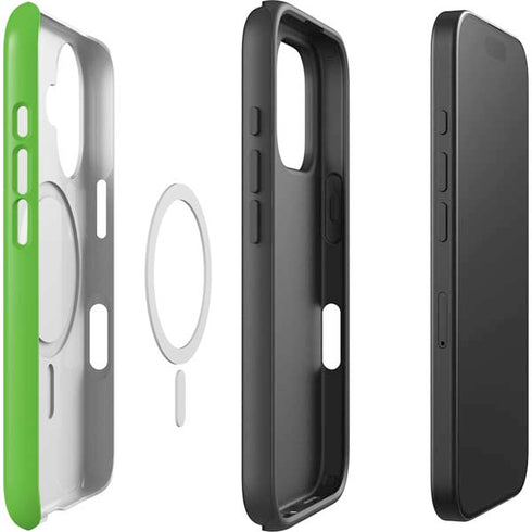 Green iPhone 16 Magsafe Impact Case
